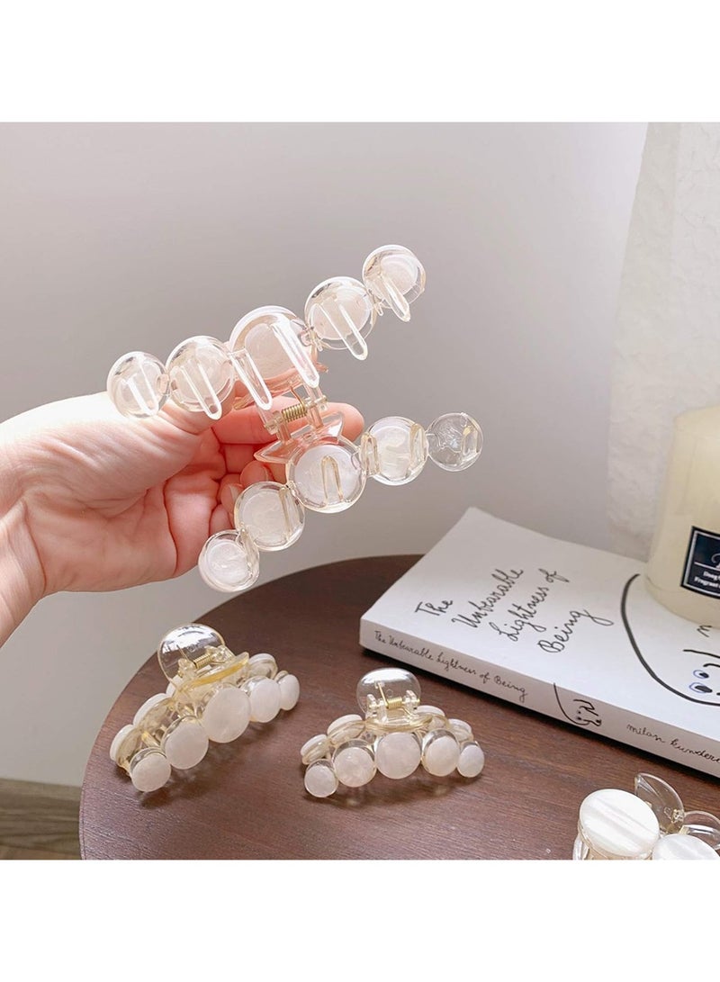 Goolsky مشابك شعر حورية البحر، 4 قطع مشابك كبيرة، مشابك شعر غير قابلة للانزلاق، هدية ضخمة للشعر الرقيق، للفتيات، وللصديقة - Image 5