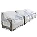 TopSoon Plastic Couch Cover for Storage Dust-Proof Plastic Sofa Cover Waterproof Patio Furniture Cover 134-Inch Wide by - Image 2