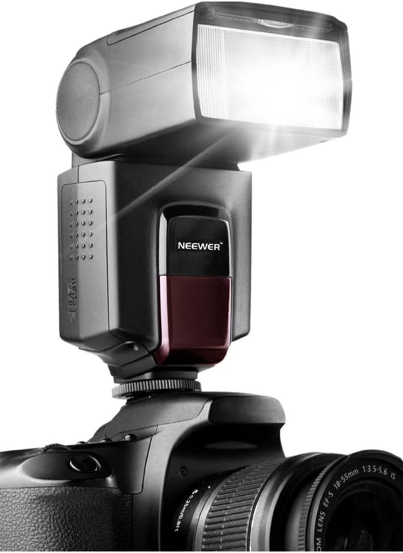 Neewer TT560 Flash Speedlite Set for Canon Nikon Sony Panasonic Olympus Fujifilm Pentax Sigma Minolta Leica and Other SLR Digital SLR Film SLR Cameras and Digital Cameras with Single-Contact Hot Shoe  - Image 5