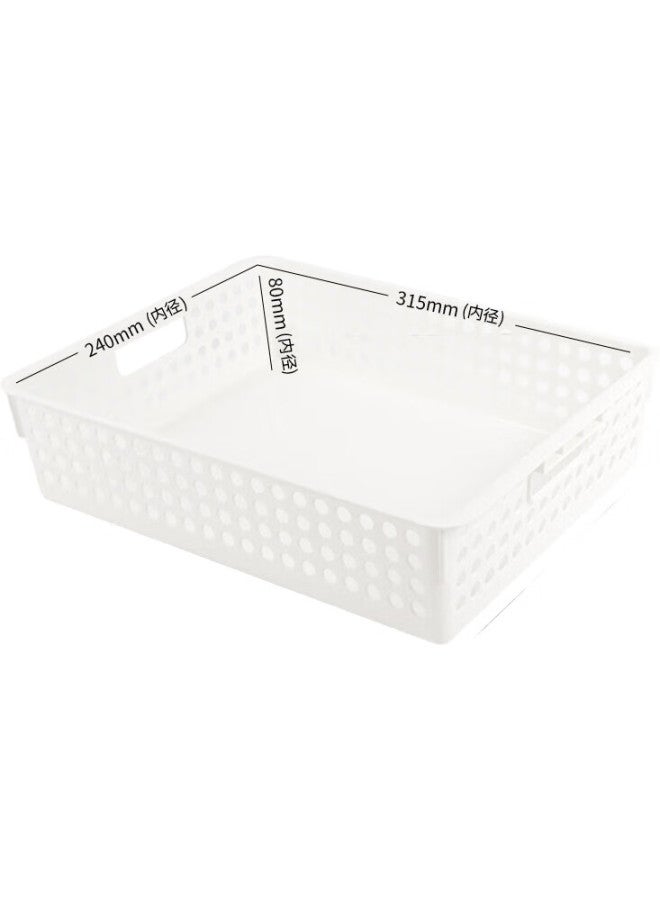 Simaa A4 Morandi File Basket/Document Tray/Organizer/Record Holder, For Financial Documents, Invoices, Receipts, Moonlight White 6343 - Image 1