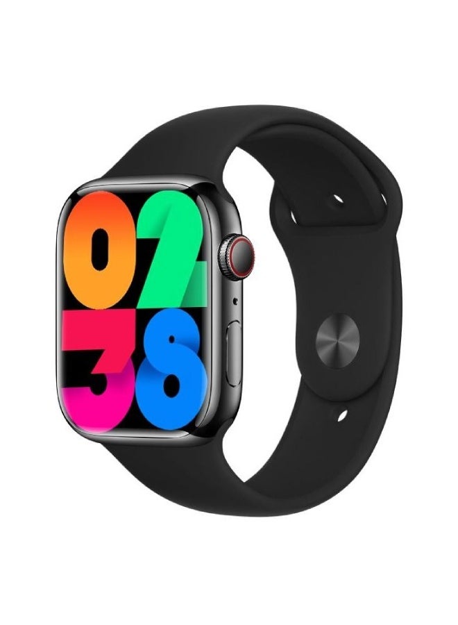 AROAQ GSK 9 Pro Max Smartwatch 2.2″ AMOLED HD Display, ChatGPT, NFC, BP Monitor, SpO2, Heart Rate, Fitness Tracker, Waterproof – Black - Image 1