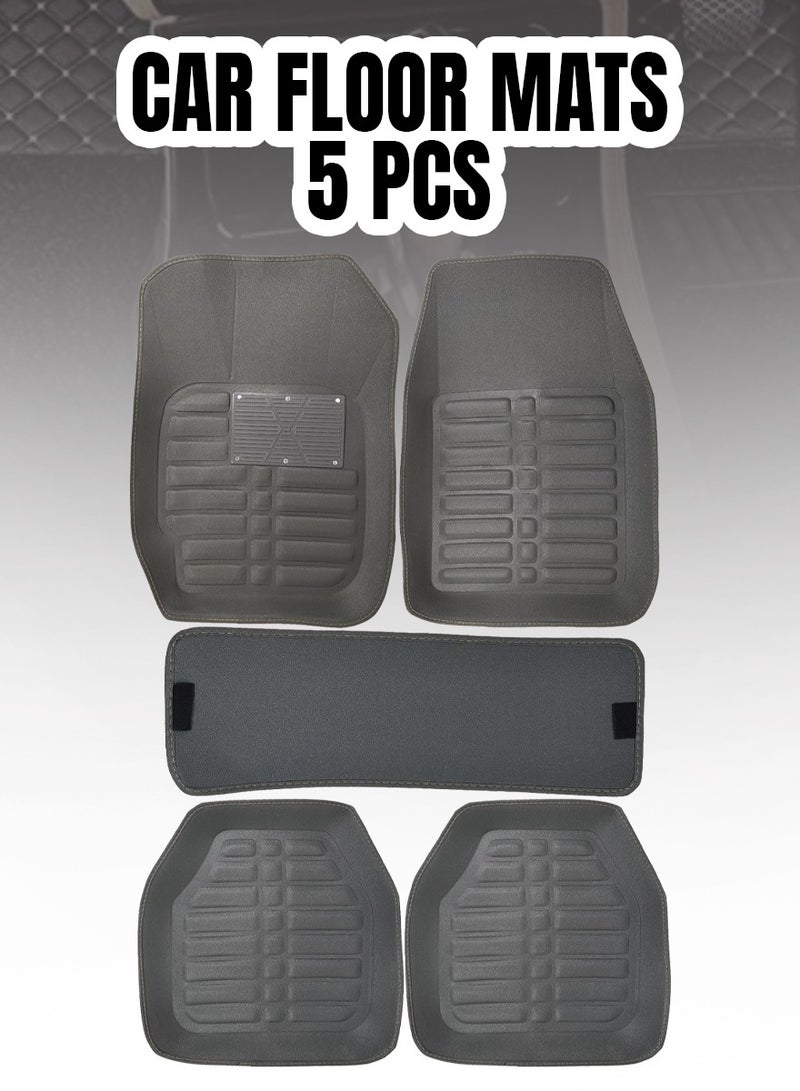 Generic Car Floor Mat 3D Mat Car Mat Set 5Pcs/Set Car Mat Better Grip Easy To Clean  - Image 1