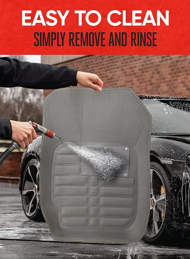 Generic Car Floor Mat 3D Mat Car Mat Set 5Pcs/Set Car Mat Better Grip Easy To Clean  - Image 3