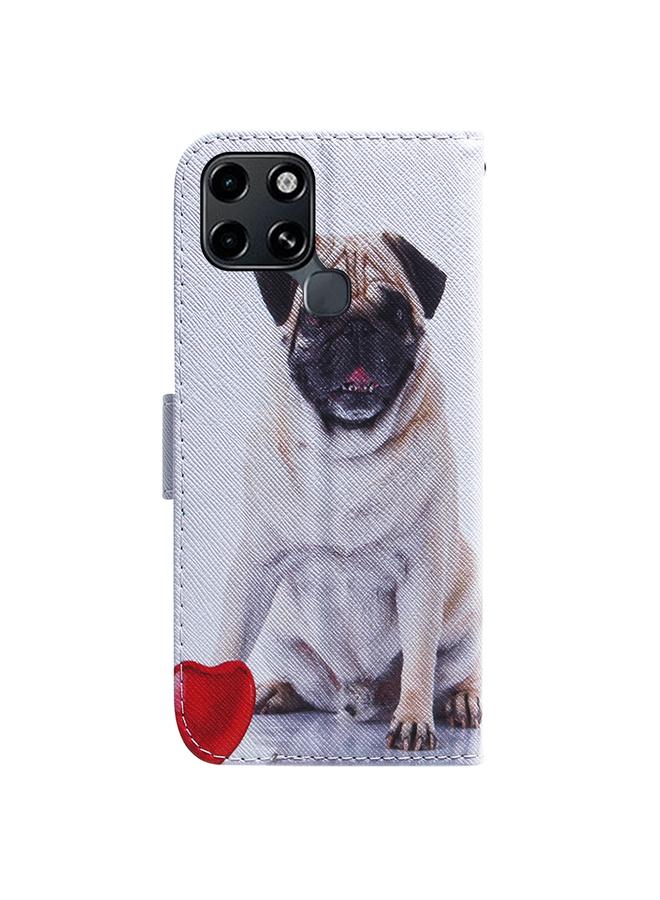 S-TOP Case For Infinix Smart 6 Coloured Drawing Leather Phone Case - Image 3