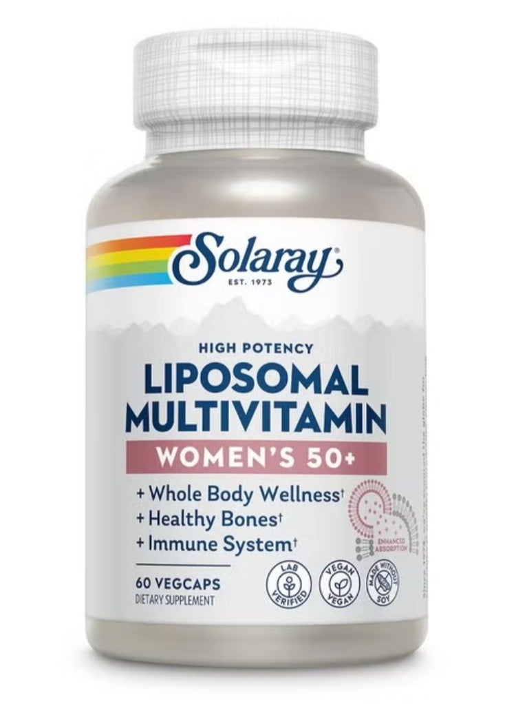 فيتامينات متعددة ليبوسومية للنساء فوق سن الخمسين، تركيبة عالية الامتصاص، 60 كبسولة نباتية - Image 1
