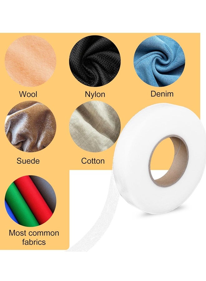 شريط لاصق مزدوج الجوانب للخياطة، مقاس 3/4 بوصة × 71 ياردة، مناسب للفساتين والستائر والتنانير والجينز. - Image 5