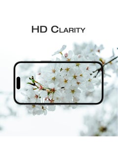 ELTRAZONE Camera Lens Protector for iPhone 15 Pro and 15 Pro Max Tempered Glass Aluminum Ring Cover, HD Clear, iPhone Camera Design Matching, Anti-Reflection, Anti-Scratch, Full Set (Black Titanium)  - Image 4