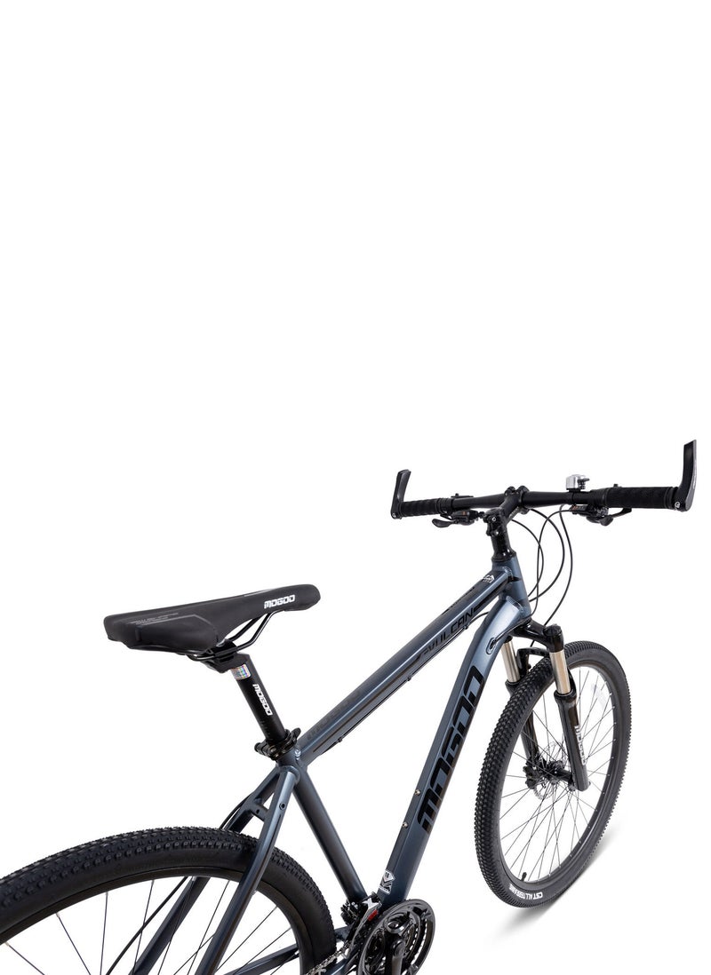 MOGOO Vulcan Alloy Mountain Bike 27.5 Inch, Grey  - Image 3