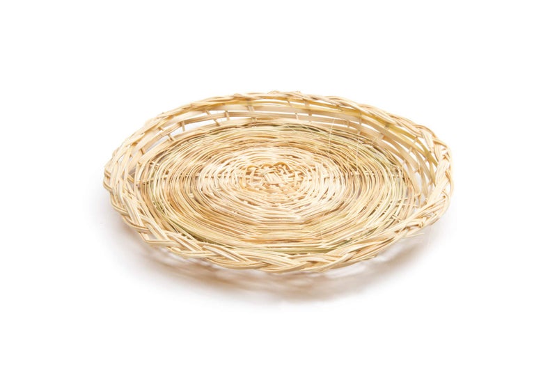Fox Run Brown Wicker Paper Plate Holders, 9 x 9 x 0.5 inches - Image 3