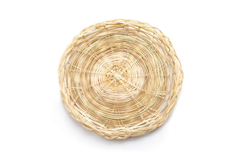 Fox Run Brown Wicker Paper Plate Holders, 9 x 9 x 0.5 inches - Image 5