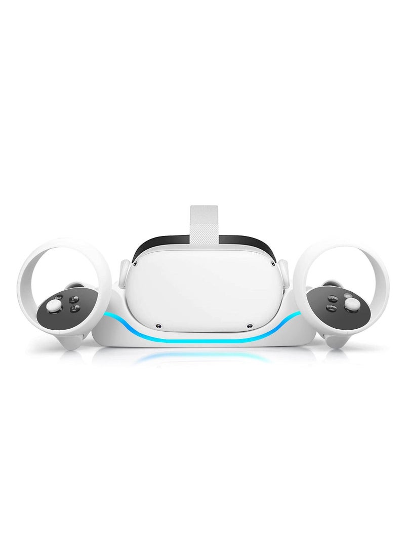 Y&D - Charging Station for Oculus Quest 2 USB Dock Stand VR Headset High-Speed With Breathing Light Handle Storage - Image 1