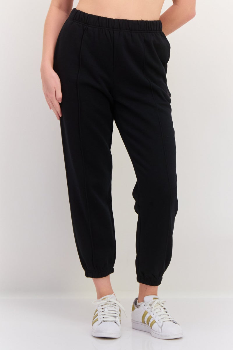 SKECHERS Women Sportswear Fit Outdoor Sweatpants, Black  - Image 1