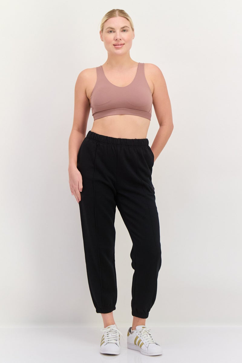 SKECHERS Women Sportswear Fit Outdoor Sweatpants, Black  - Image 4