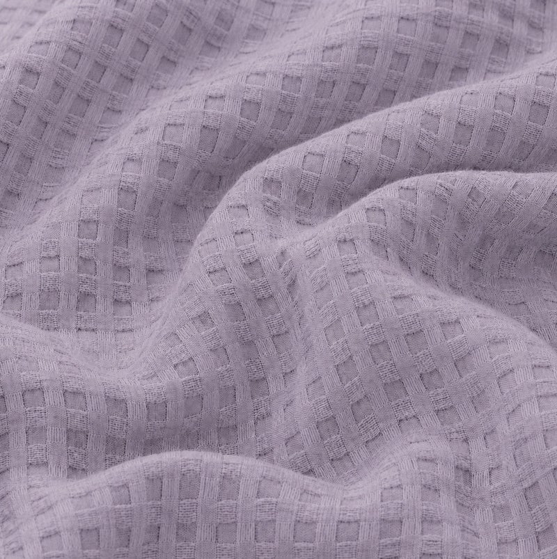 HOMETOPIA Waffle Texture Comforter Set 6 PCS, Luxury Hotel Style Bedding, King Size 264×229 cm, Soft Breathable Quilt, White Sheet Set, All Season - Image 5
