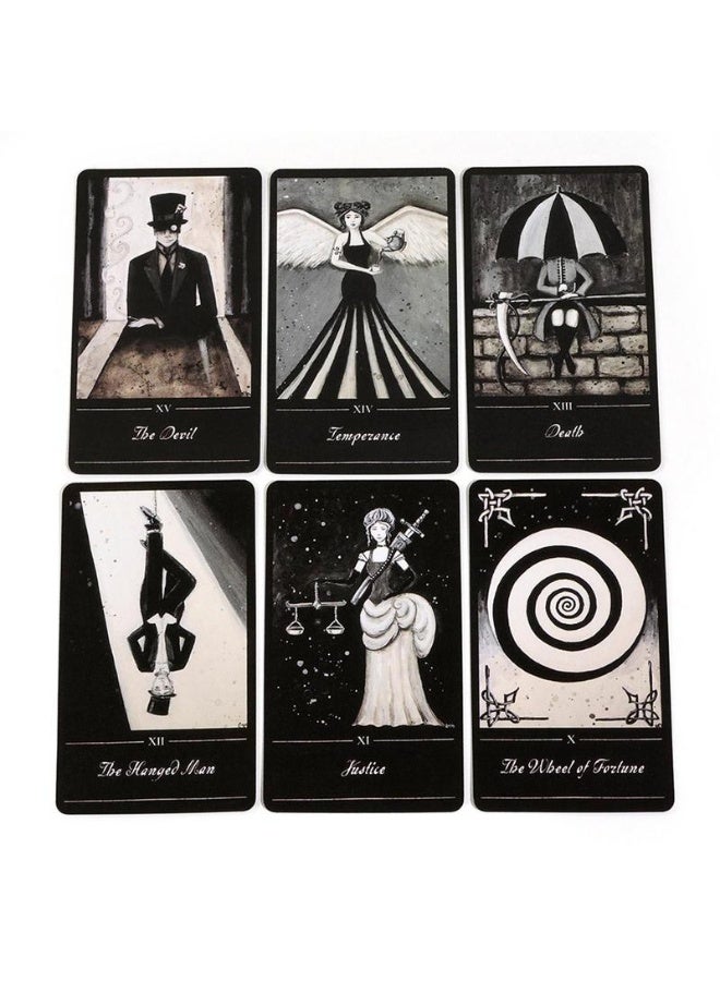 NIBEMINENT 78 "The Mystery of the Illusion Tarot Cards" - A Tarot card set for personal divination. Complete English version. Tarot card game. Predictive divination. - Image 2