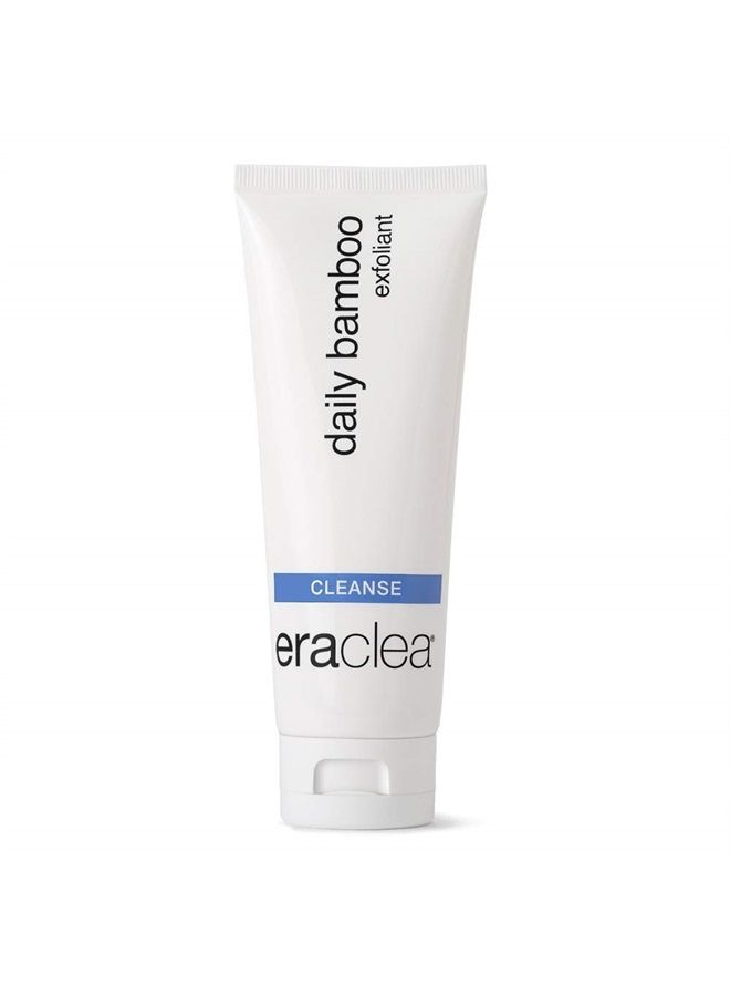 eraclea Daily Bamboo Exfoliant, Exfoliating Cleanser, Natural Face Cleanser with Hyaluronic Acid and Lactic Acid, Face Exfoliator Scrub, Daily Exfoliating Cleanser (4 fl oz) - Image 1