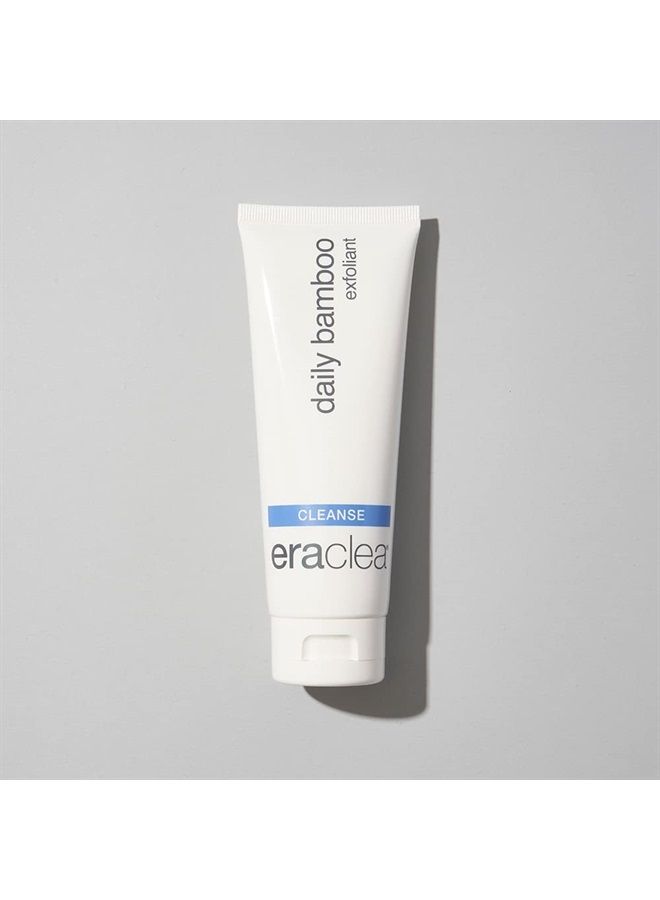 eraclea Daily Bamboo Exfoliant, Exfoliating Cleanser, Natural Face Cleanser with Hyaluronic Acid and Lactic Acid, Face Exfoliator Scrub, Daily Exfoliating Cleanser (4 fl oz) - Image 2