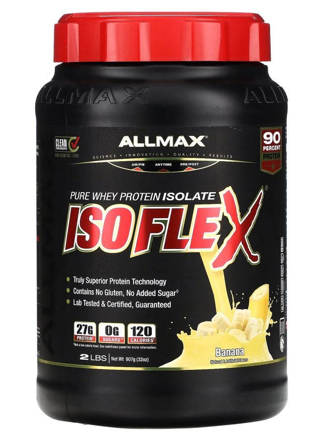 Allmax ISOFLEX® Pure Whey Protein Isolate Banana 2 lbs (907 g)