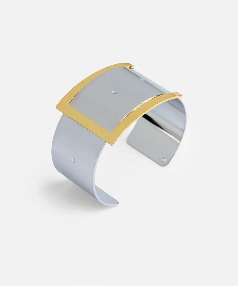 ابيكول Two-Tone Rigid Bracelet