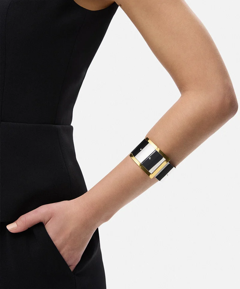 ابيكول Two-Tone Rigid Bracelet