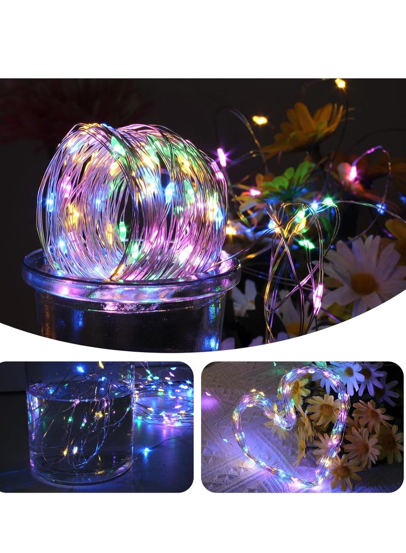 Beauenty Colourful Fairy Diwali LED String Light, 10M/100LED/2 Modes, 3XAA Battery Operated Waterproof Indoor Outdoor Lights - Image 4