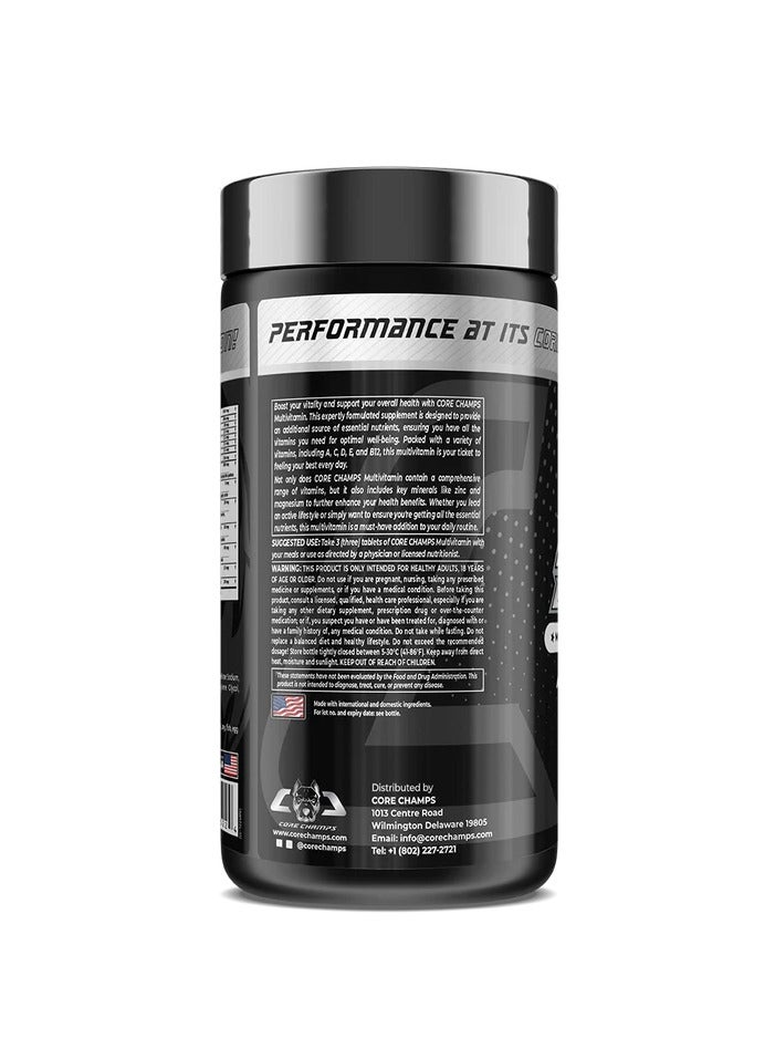 CORE CHAMPS فيتامينات متعددة، تركيبة يومية متقدمة، 90 قرص - Image 3