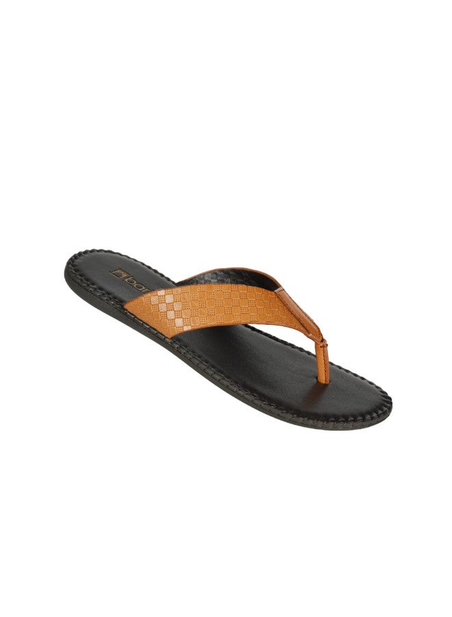 barjeel uno 008-3433 Barjeel Uno Men Casual Sandals 00203 Light Brown - Image 1