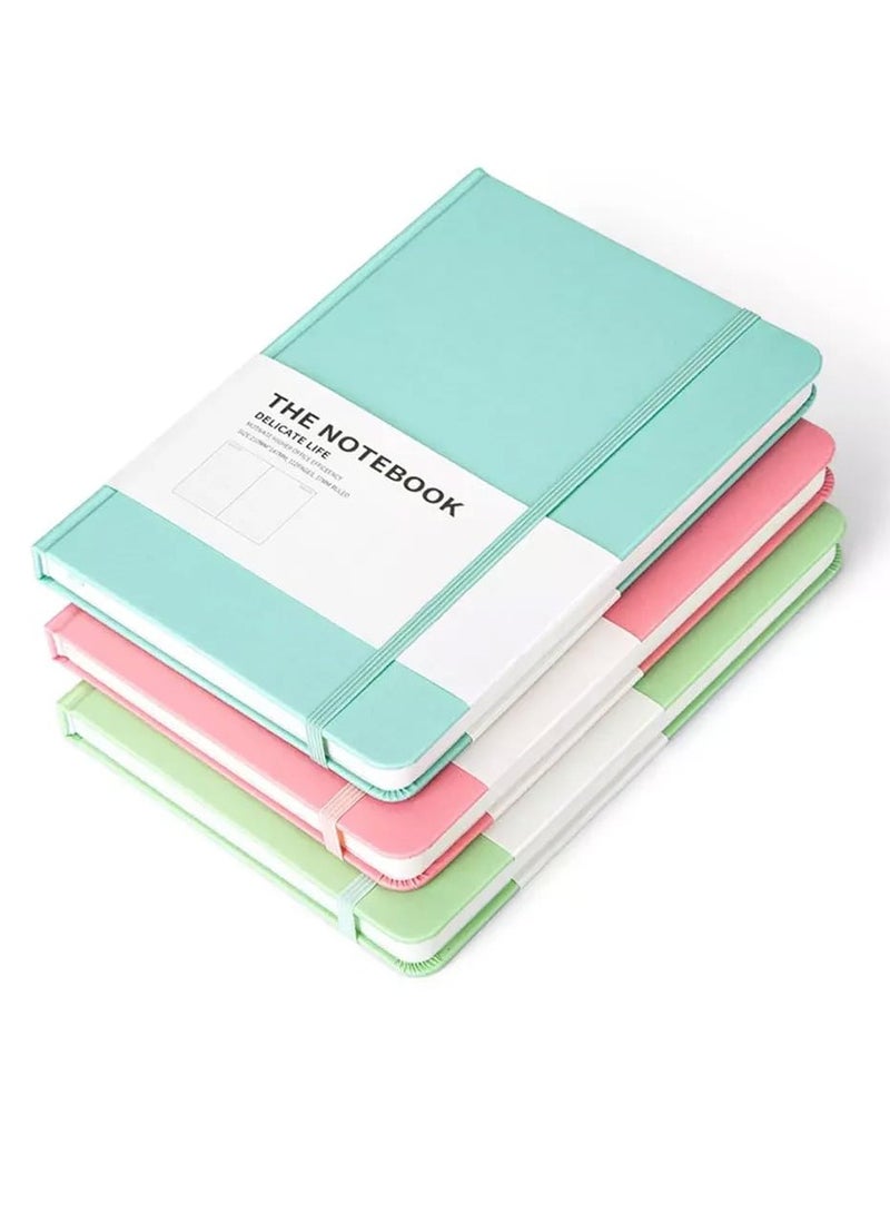 Premify Notebook A5, Journal 200 Pages, Hardcover, Perfect for Office Home School Business Writing and Composition & Note Taking (Set of 3) - Image 2