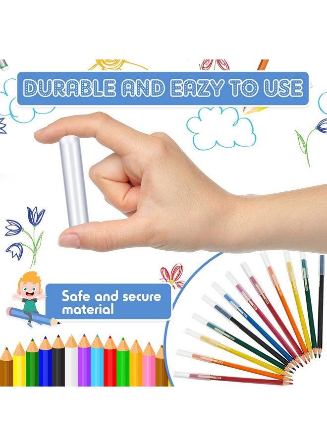 Marspark 36 Pieces Chewable Clear Pencil Toppers For Sensory Kids Silicone Chewy Pencil Chew Tubes Sensory Oral Motor Chew Aid For Children And Adults With Anxiety, Autism, Adhd, Sensory Integration Issues - Image 2