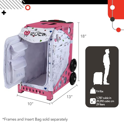 ZUCA "Obsidian Black Insert Bag Sport Rolling Suitcase - Image 4
