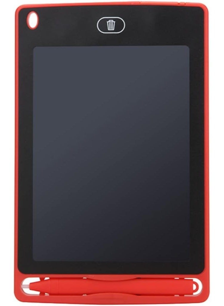 SKY-TOUCH LCD Writing Tablet 8.5 Inch, Doodle Pad Portable Erasable Reusable Writing and Drawing Pad, Learning Toys Kids Writing Pad for Boys and Girls (Red) - Image 2