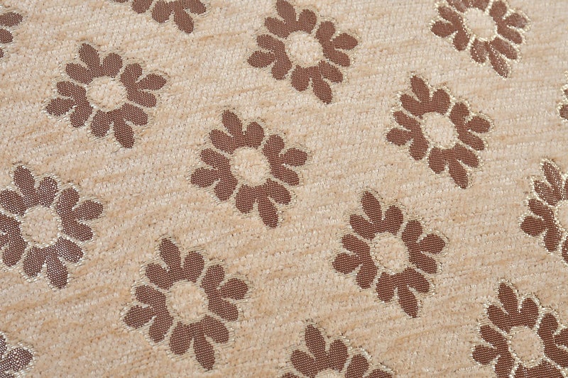 FRESH FROM LOOM 500 Tc Jacquard Soft Velvet Cushion Covers | Hypo-Allergenic | Washable | Non-Fade Diwan Sofa Pillow Covers for Home (Size - 16 X16 Inch, Color - Beige) - Set of 5pc, 240 TC - Image 3