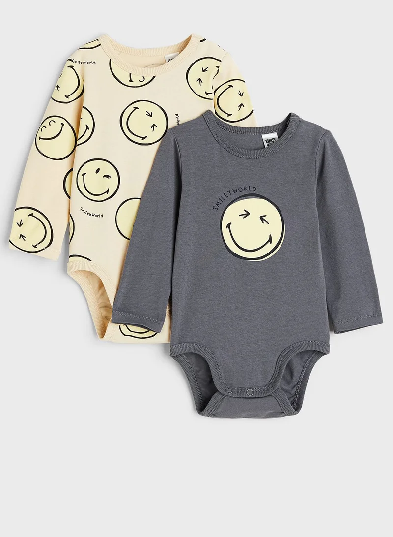 H&M Kids 2 Pack Assorted Bodysuit