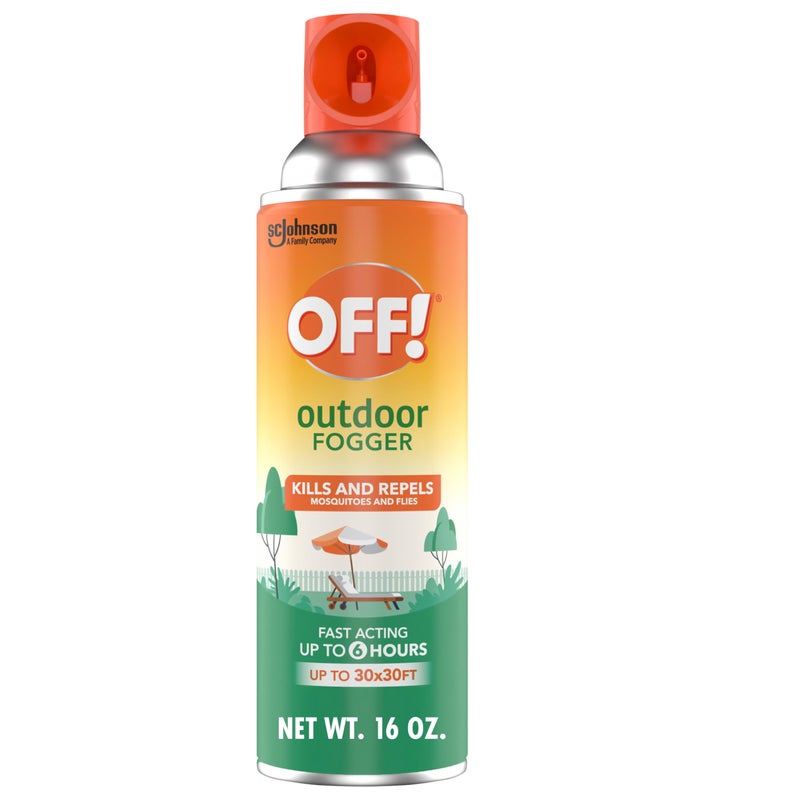 OFF! Outdoor Insect and Mosquito Repellent Fogger Backyard Pretreat Kills and Repels Insects up to 900 Square Feet 16 Ounce (Pack of 1) - Image 1