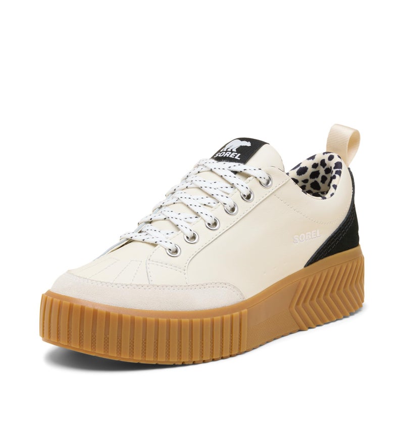 Sorel Women's ONA Ave Low Sneaker Waterproof, Chalk/Black, 8 Regular - Image 1