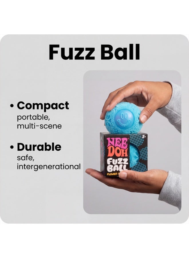 Fuzz Ball Squishy Smiley Toy | Velvet-Touch Sensory Fidget Ball for Stress Relief，Smiley Face Squeezing Toy, A Sensory Stress-relieving Toy for Children and Sdults (Multiple Colors Available) - Image 4