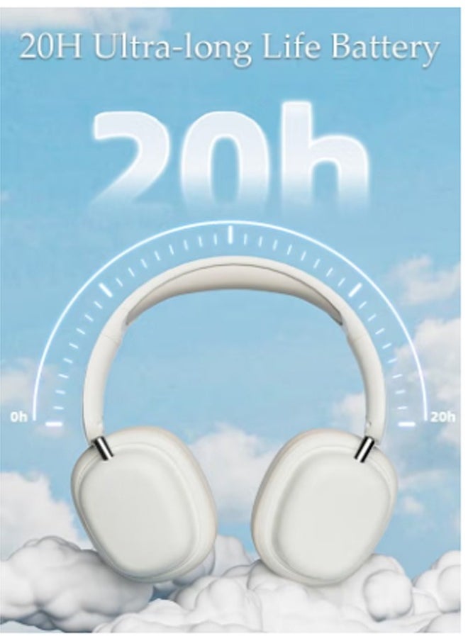 Bukela Bluetooth Headphones Over Ear Wireless Headphones with Detachable Microphone HiFi Stereo Foldable Lightweight Headset, Deep Bass for Home Office Cellphone PC  - Image 5