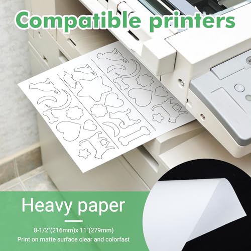 KOPAIBOS Freezer Paper Sheets for Quilting & Crafts - 8.5x11 Inches, 30 Sheets - Heavy Duty, Laser & Inkjet Printable Wax Paper for Quilters, Applique & Sewing Projects - Image 3