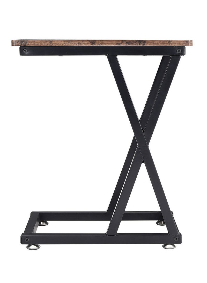 Home Gallery Home gallery C-Shape Coffee Table - Brown 58X48X30  - Image 2