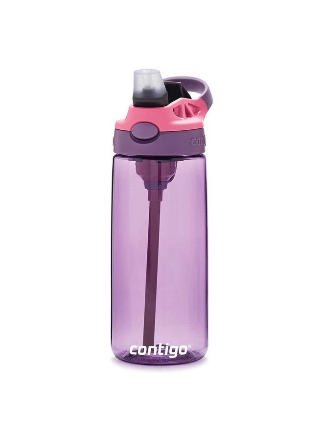Contigo Aubrey Kids 20Oz Cleanable Water Bottle With Silicone Straw, Spill-Proof Lid, Eggplant - Dishwasher Safe And Ideal For Everyday Use - Image 5