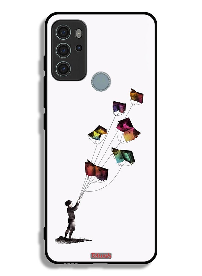 Tolwak Motorola Moto G60S Protective Case Cover Kites Of Book - Image 2