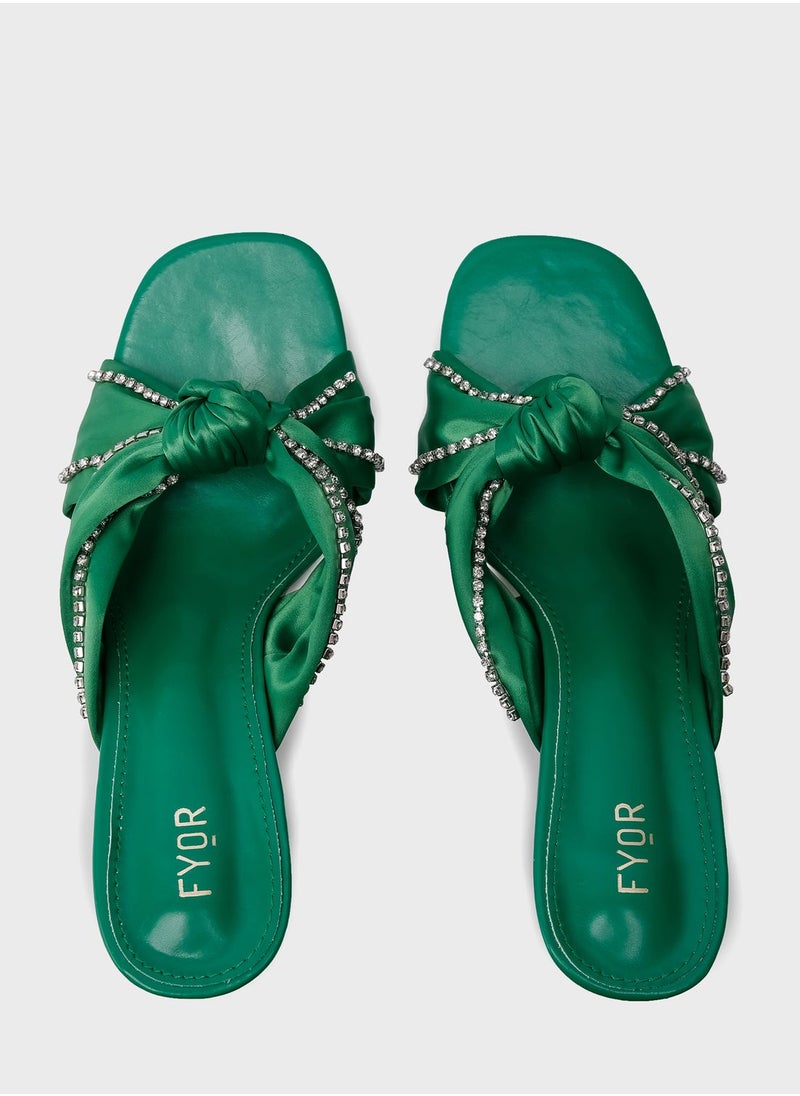 FYOR - Knot Strap Sandals - Image 1