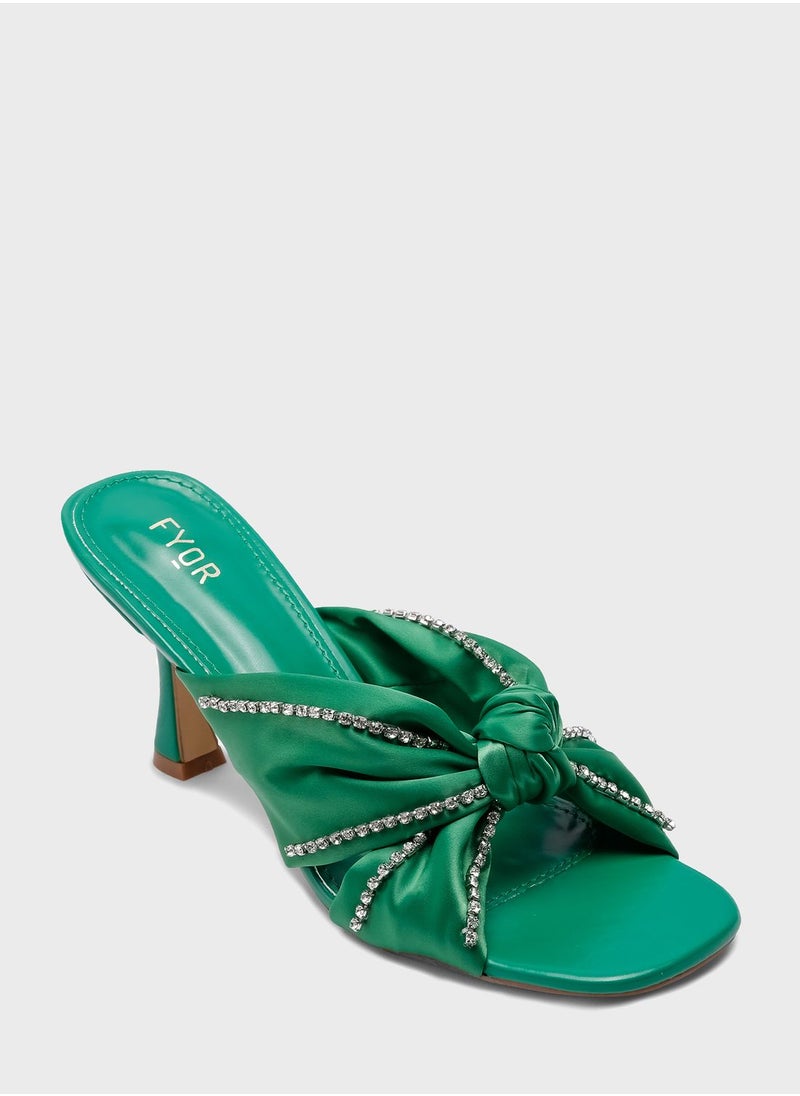 FYOR - Knot Strap Sandals - Image 1