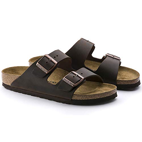 BIRKENSTOCK صنادل بيركنستوك أريزونا الجلدية للجنسين، بني - Image 3
