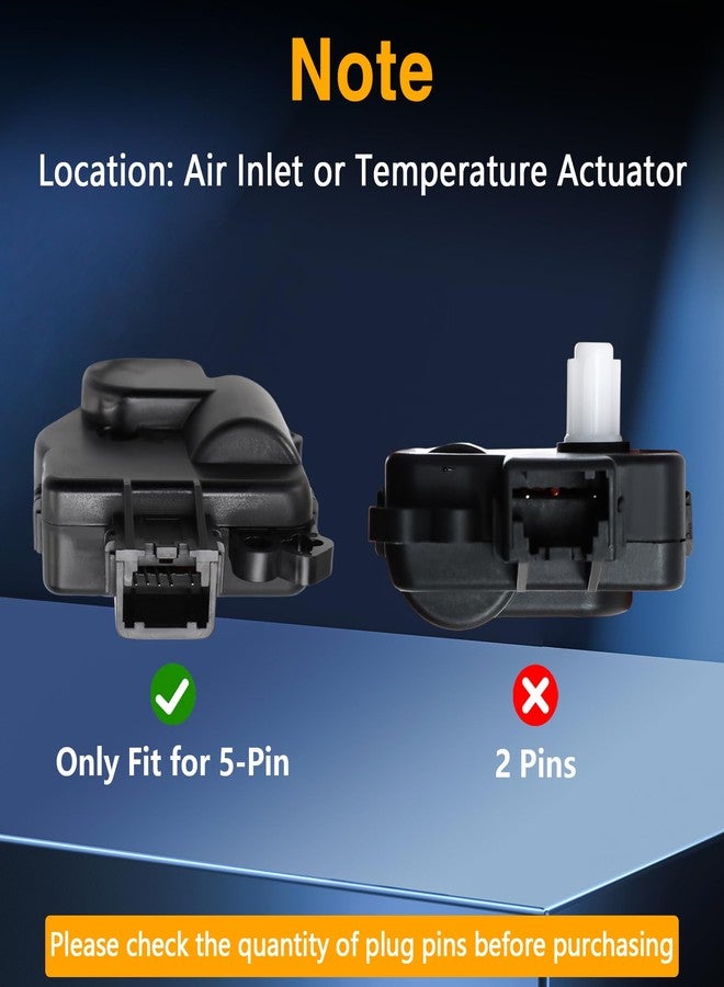 HIMARKLIF HVAC Heater Blend Door Actuator, Air Inlet or Temperature Actuator Compatible with Ford Edge 2015-2018 Fusion Lincoln MKZ 2013-2019 MKX 2016-2018 Replace# DG9Z19E616A GS7Z19E616B 604-294 - Image 5