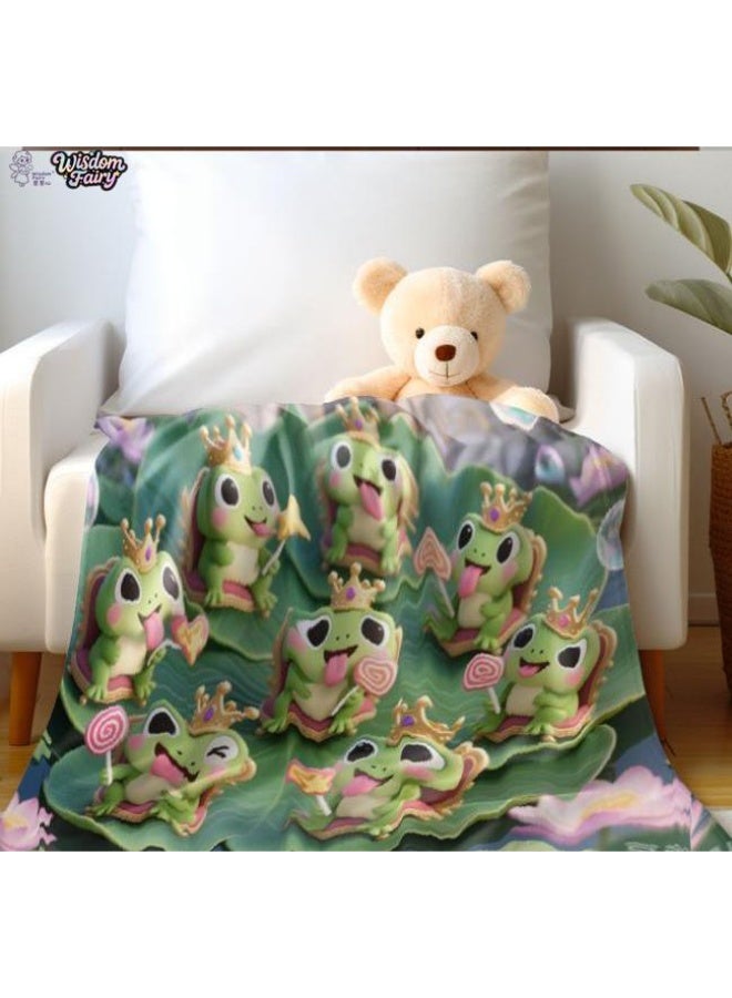 عام Wisdom Fairy (أحدث) بطانية رقيقة من الفانيلا (دافئة ومريحة، ومناسبة للنوم، واستخدام اللعبة، وإزالة الغبار والرمل) 150 سم * 200 سم - 26 - Image 1