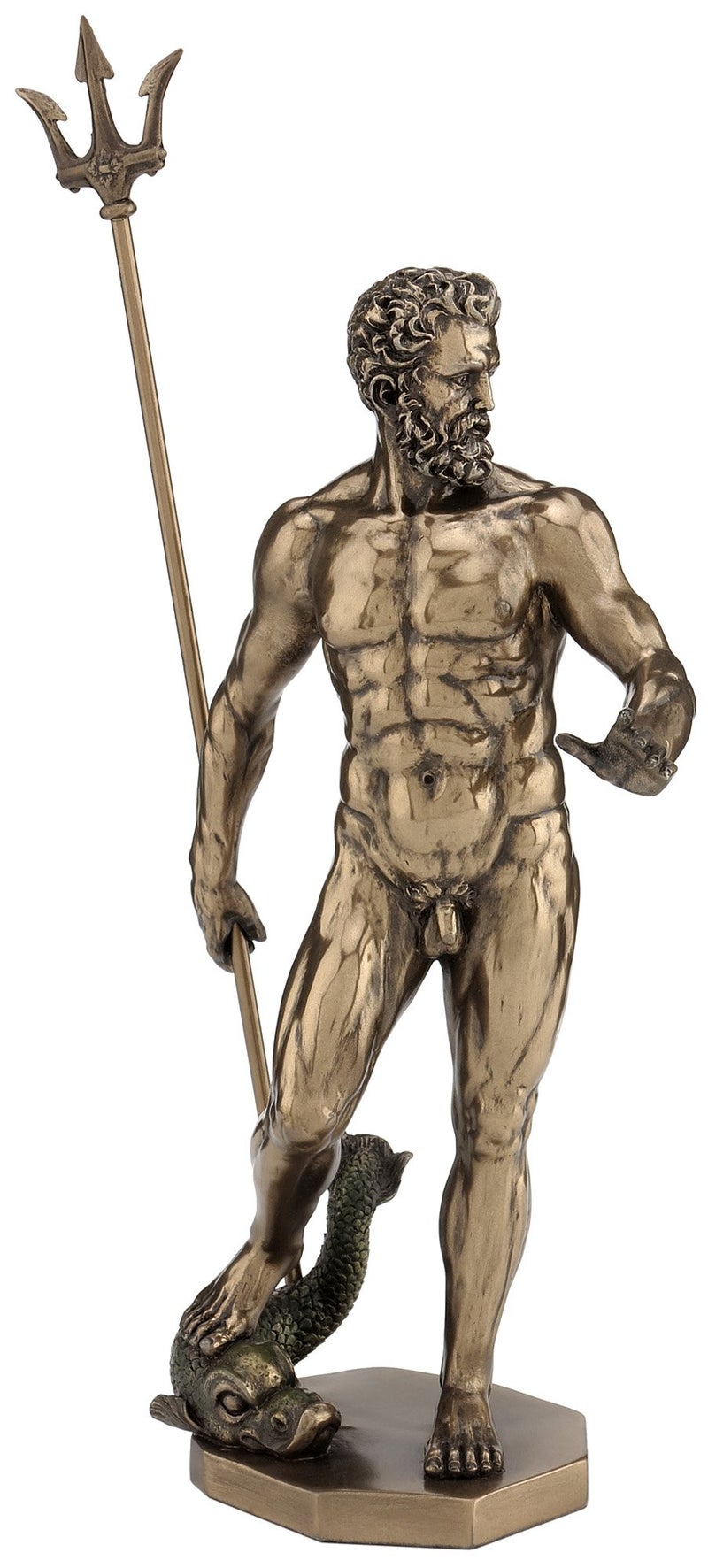 Unicorn Studio 11.75 Inch Greek Figure Poseidon with Trident Decor Gift Objet D Art - Image 5