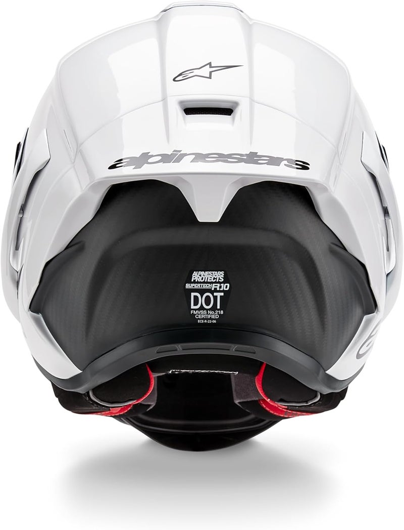 Alpinestars خوذة ألبينستارز سوبرتيك R10 - متوسط - أبيض لامع - Image 2