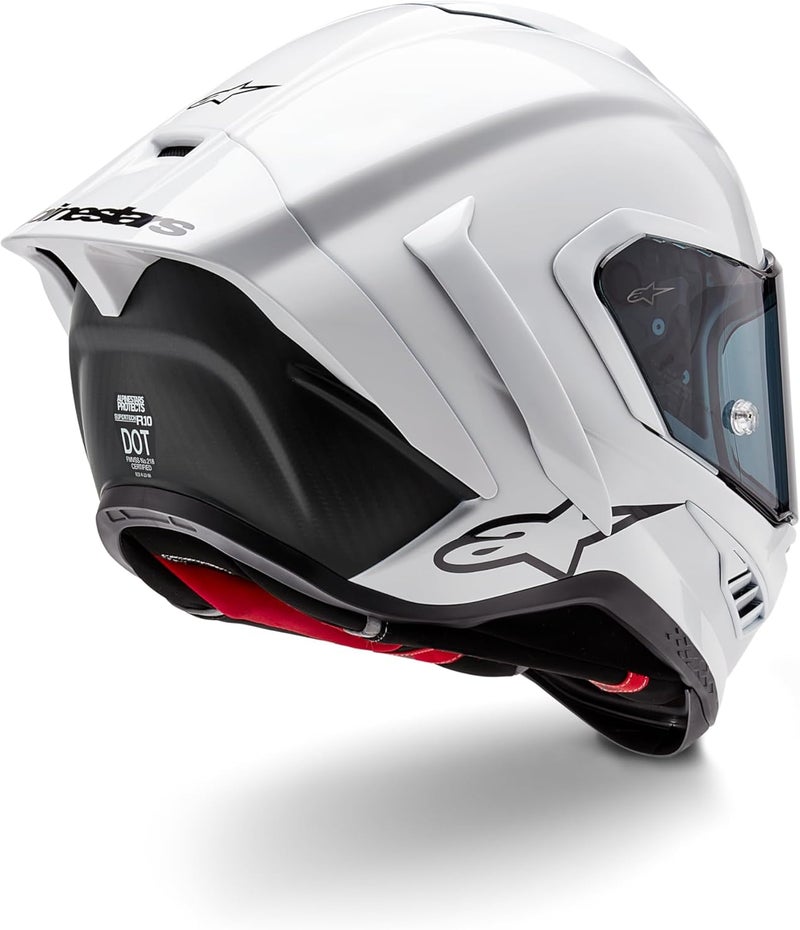 Alpinestars خوذة ألبينستارز سوبرتيك R10 - متوسط - أبيض لامع - Image 4