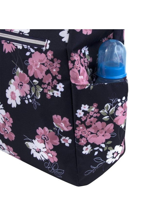 Baby Essentials Wide Open Frame Diaper Bag Backpack and Nappy Travel Bag Tote with Changing Pad, Stroller Straps (Boldly Blue)  - Image 1